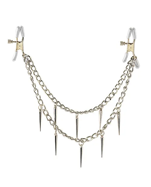 Couples Fetish Fantasy Series Fetish Fantasy Series Rock Hard Nipple Clamps Silver