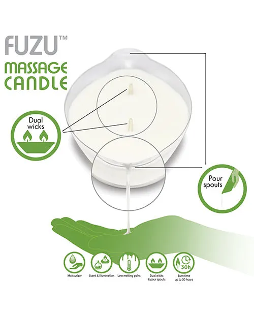 Couples Fuzu Massage Candle 4 oz Coconut Passion Fuzu Couples Fuzu Massage Candle 4 oz Coconut Passion Fuzu