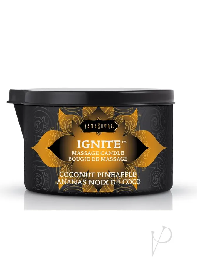 Couples Kama Sutra Ignite Massage Candle Coconut Pineapple 6oz Ignite Massage Candle Couples Kama Sutra Ignite Massage Candle Coconut Pineapple 6oz Ignite Massage Candle