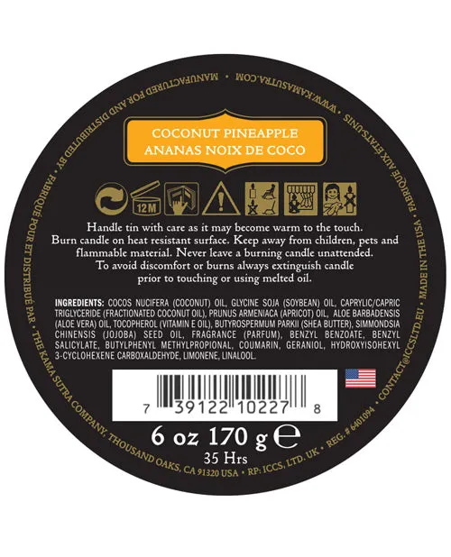 Couples Kama Sutra Ignite Massage Candle Coconut Pineapple 6oz Ignite Massage Candle Couples Kama Sutra Ignite Massage Candle Coconut Pineapple 6oz Ignite Massage Candle