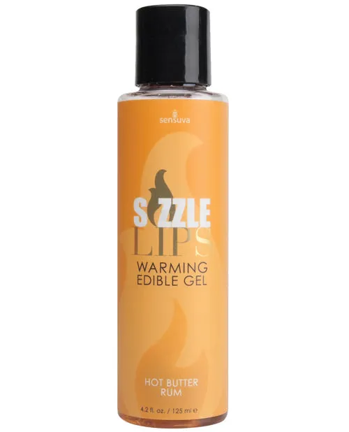 Couples Sizzle Lips Sizzle Lips Warming Edible Massage Oil Butter Rum 42oz Couples Sizzle Lips Sizzle Lips Warming Edible Massage Oil Butter Rum 42oz
