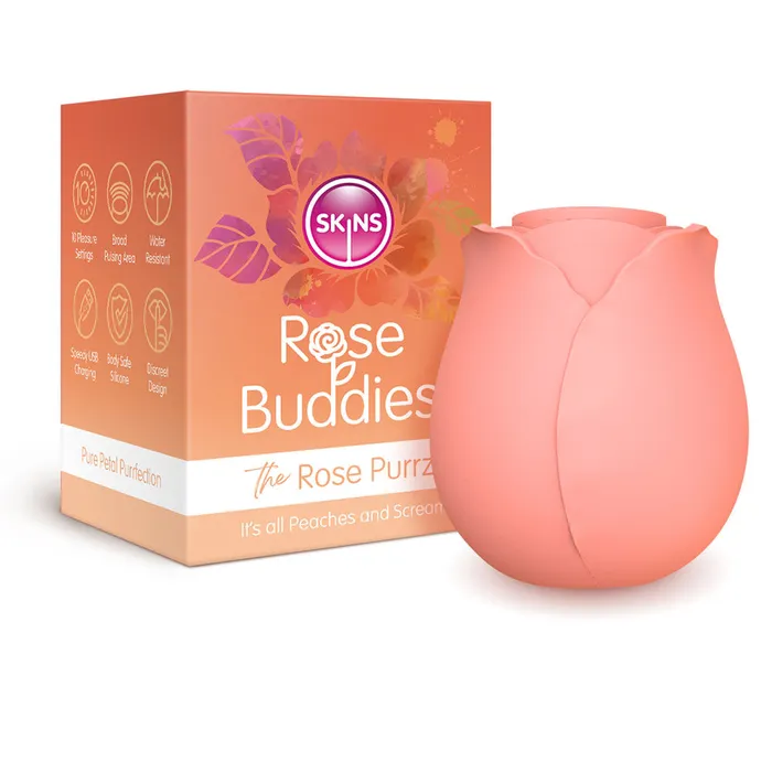 Creative Conceptions Vibrators Skins Rose Buddies The Rose Purrz Rose Vibrator