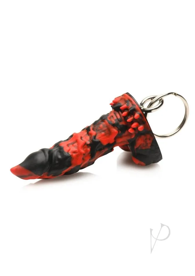 Creature Cocks Creature Cocks Fire Demon Keychain RedBlack Anal
