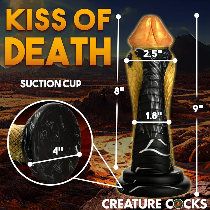Creature Cocks Dildos Golden Mamba Silicone Dildo