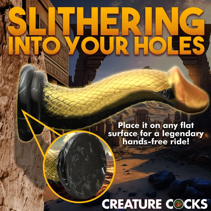 Creature Cocks Dildos Golden Mamba Silicone Dildo