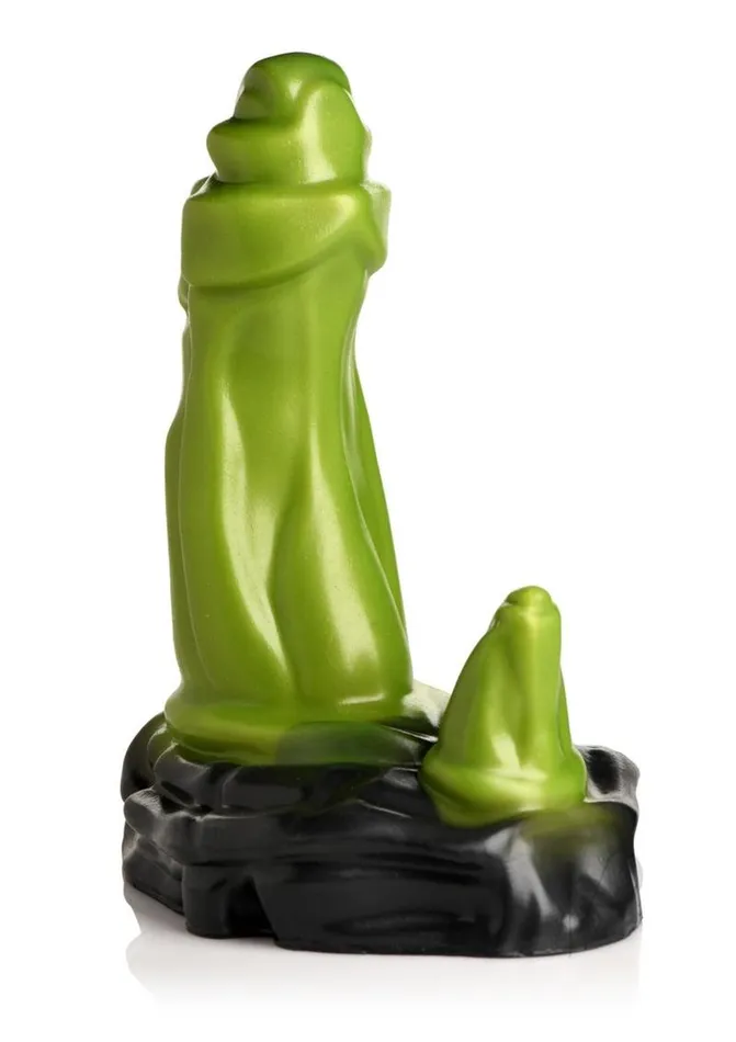 Creature Cocks Orc Silicone Dildo GreenBlack Creature Cocks Dildos