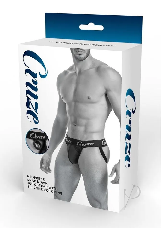 Cruze High Bar Jockstrap With Cock Ring LargeXLarge Black Cruze Male Sex Toys Cruze High Bar Jockstrap With Cock Ring LargeXLarge Black Cruze Male Sex Toys