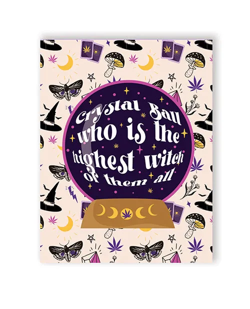 Crystal Ball Greeting Card Kush Kards Male Sex Toys
