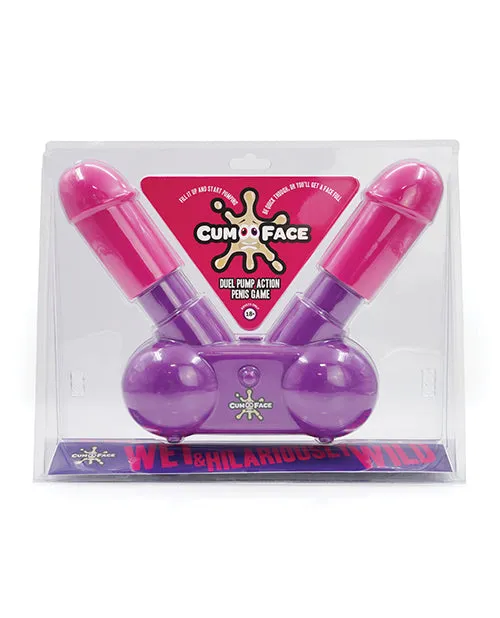 Cum Face Duel Pump Action Penis Game Play Wiv Me Male Sex Toys