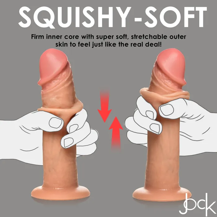 Curve Toys Dildos 10X Real Skin 8 inch Vibrating Dildo