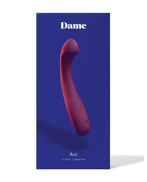 Dame Arc GSpot Vibrator Plum Dame Vibrators