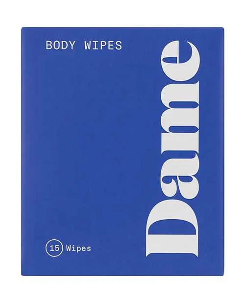 Dame Male Sex Toys Dame Body Wipes Pack of 15