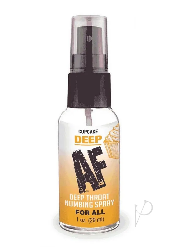 Deep AF Deep Throat Numbing Spray 1oz Cupcake Af Male Sex Toys Deep AF Deep Throat Numbing Spray 1oz Cupcake Af Male Sex Toys
