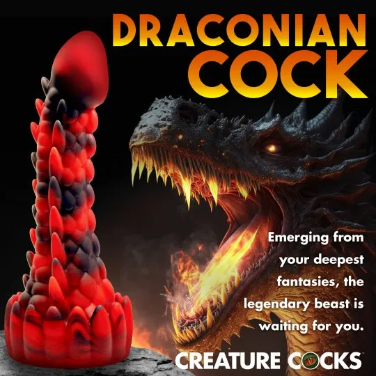 Demon Rising Scaly Dragon Silicone Dildo Creature Cocks Dildos