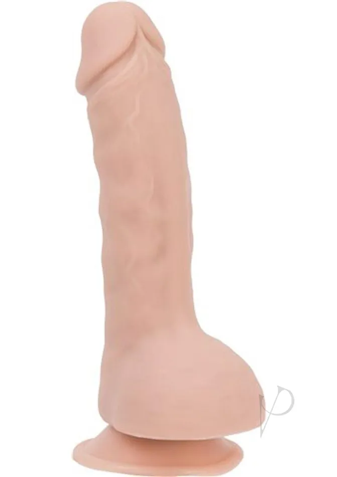 Dildos Addiction Toy Collection Brad Silicone Dildo with Balls 75in Vanilla Addiction