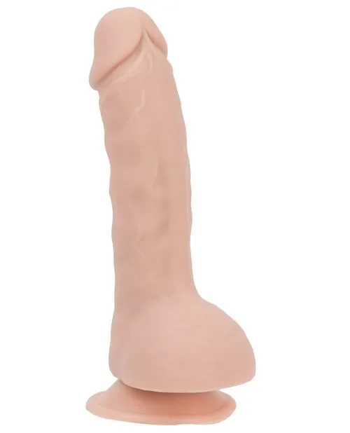 Dildos Addiction Toy Collection Brad Silicone Dildo with Balls 75in Vanilla Addiction