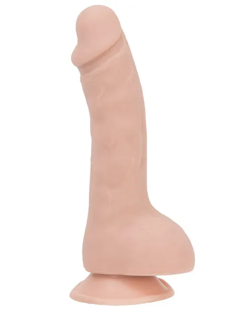 Dildos Addiction Toy Collection Brad Silicone Dildo with Balls 75in Vanilla Addiction