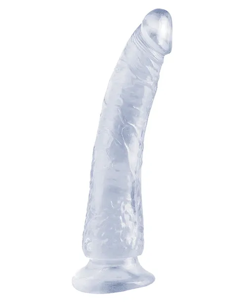 Dildos Basix Rubber Works Basix Dong Slim 7 with Suction Cup 7in Clear