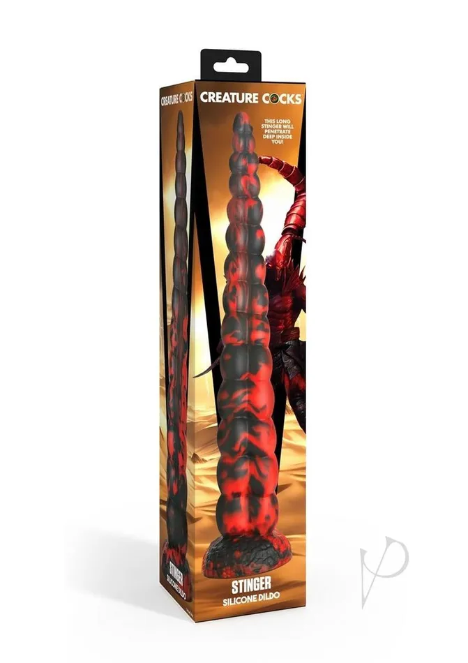 Dildos Creature Cocks Creature Cock Stinger Silicone Dildo Red