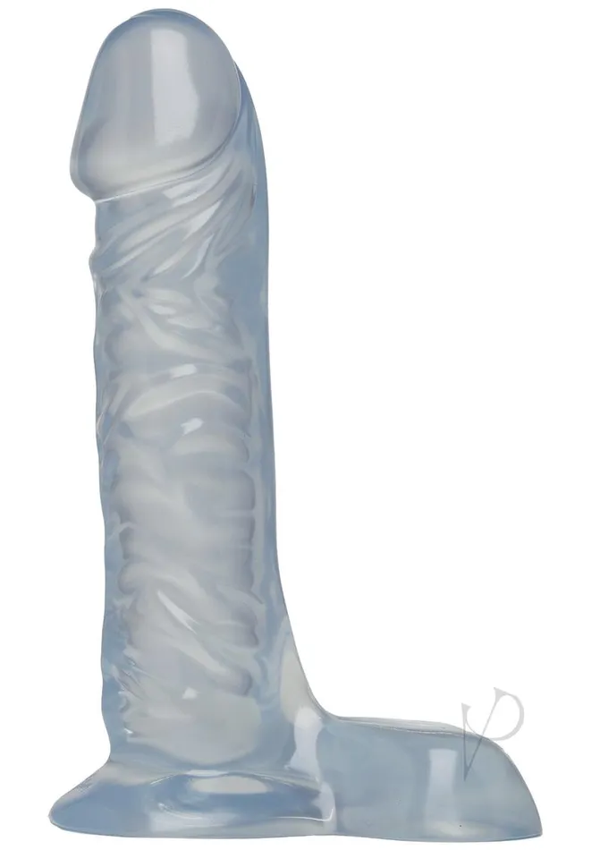 Dildos Crystal Jellies Crystal Jellies Ballsy Super Dildo 7in Clear Dildos Crystal Jellies Crystal Jellies Ballsy Super Dildo 7in Clear
