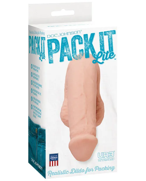 Dildos Doc Johnson Pack it Lite Dildo 45in Vanilla Dildos Doc Johnson Pack it Lite Dildo 45in Vanilla