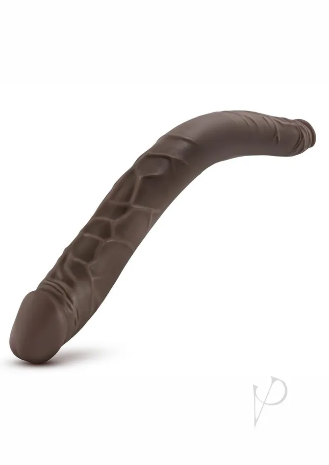 Dildos Dr Skin Dr Skin Silver Collection Double Dildo 16in Chocolate Dildos Dr Skin Dr Skin Silver Collection Double Dildo 16in Chocolate