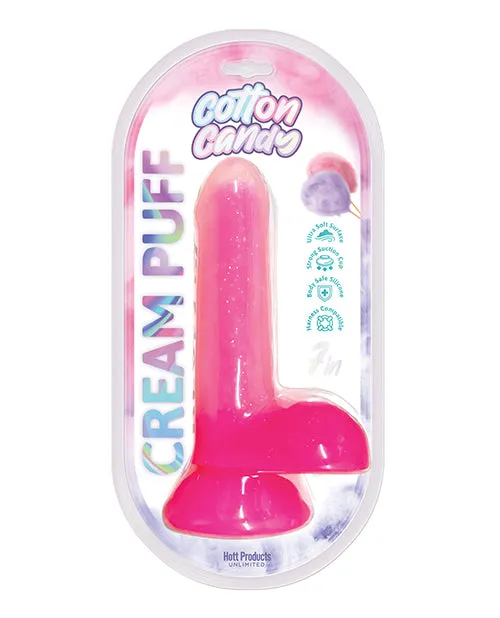 Dildos Hott Products Cotton Candy Cream Puff Dildo 6in Pink Dildos Hott Products Cotton Candy Cream Puff Dildo 6in Pink
