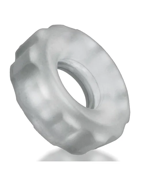 Dildos Hunkyjunk Hunkyjunk Fractal Tactile Ballstretcher Clear Ice
