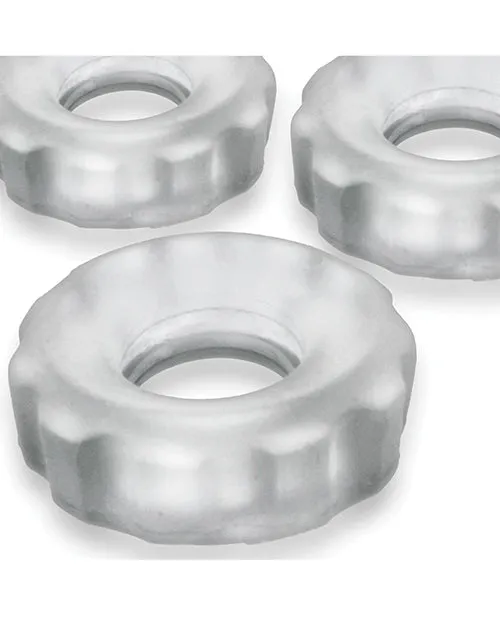 Dildos Hunkyjunk Hunkyjunk Fractal Tactile Ballstretcher Clear Ice