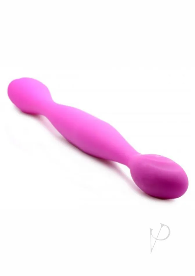 Dildos Inmi Inmi Double Thump 7X Flexible Rechargeable Silicone Dual Dildo Pink