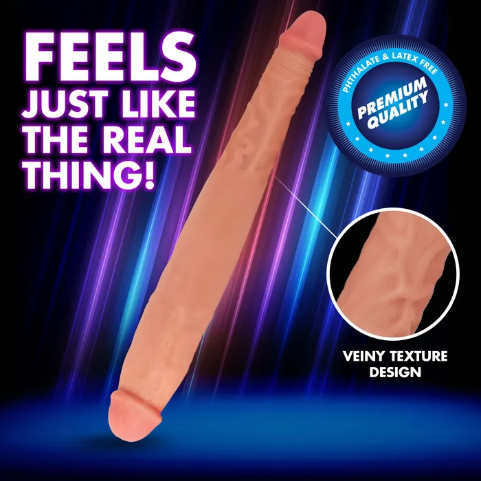 Dildos JOCK 13 Inch Tapered Double Dildo Curve Toys