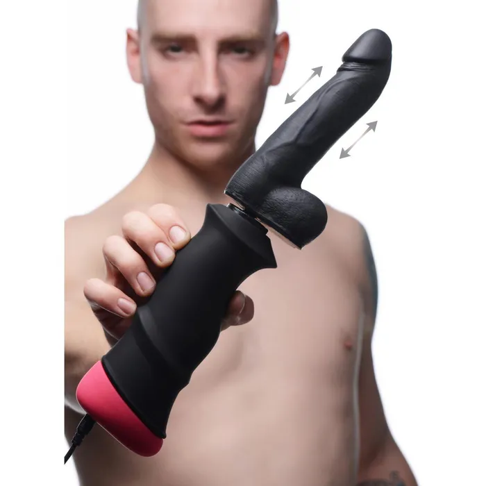 Dildos LoveBotz MegaPounder Handheld Thrusting Silicone Dildo