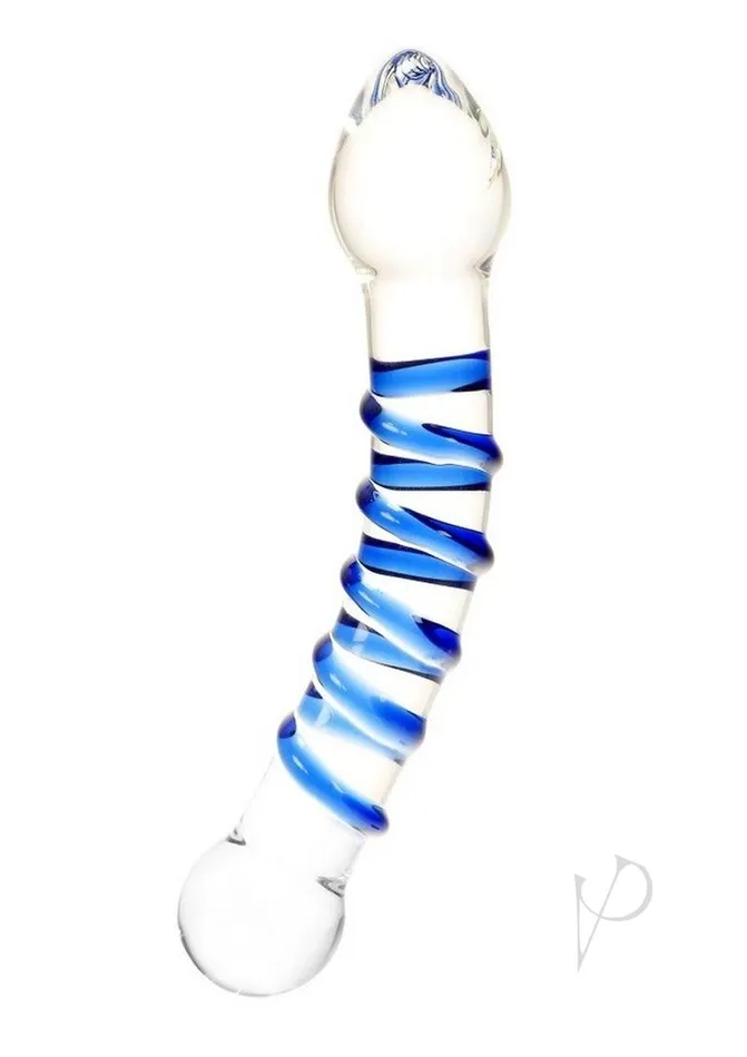 Dildos Me You Us ME YOU US Textured Ice GSpot and PSpot Teaser Glass Dildo ClearBlue Dildos Me You Us ME YOU US Textured Ice GSpot and PSpot Teaser Glass Dildo ClearBlue