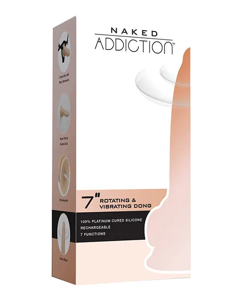 Dildos Naked Addiction 7 Rotating Vibrating Dong wRemote Flesh Naked Addiction Dildos Naked Addiction 7 Rotating Vibrating Dong wRemote Flesh Naked Addiction