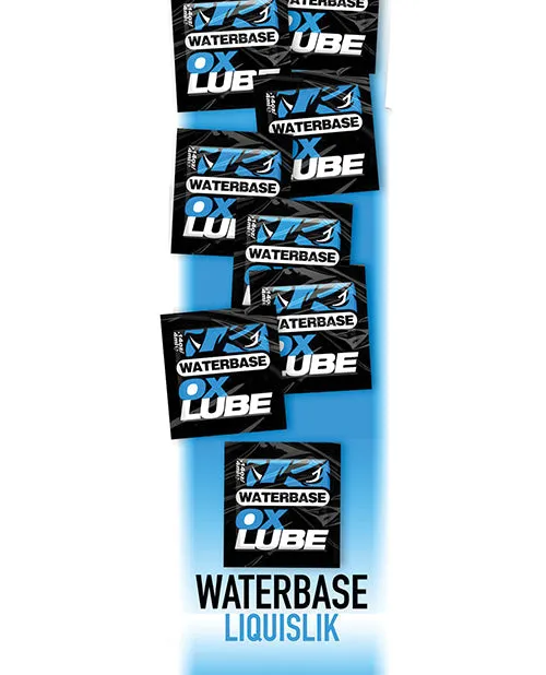 Dildos Oxballs Ox Balls OXLube Liquislik Waterbase Pack Pack of 50 Sachets Dildos Oxballs Ox Balls OXLube Liquislik Waterbase Pack Pack of 50 Sachets