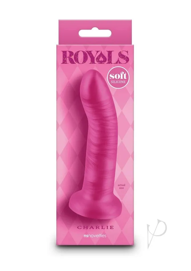 Dildos Royals Royals Charlie Silicone Dildo 5in Pink