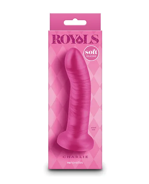 Dildos Royals Royals Charlie Silicone Dildo 5in Pink Dildos Royals Royals Charlie Silicone Dildo 5in Pink