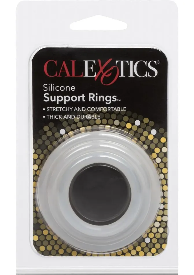 Dildos Silicone Support Rings Cock Rings 3 Piece Set Clear Rings