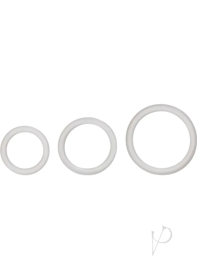 Dildos Silicone Support Rings Cock Rings 3 Piece Set Clear Rings Dildos Silicone Support Rings Cock Rings 3 Piece Set Clear Rings