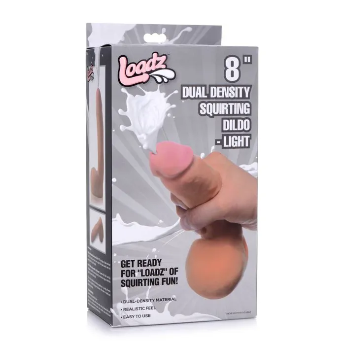 Dildos Wild Night Fantasies Loadz 8 Inch Dual Density Squirting Dildo