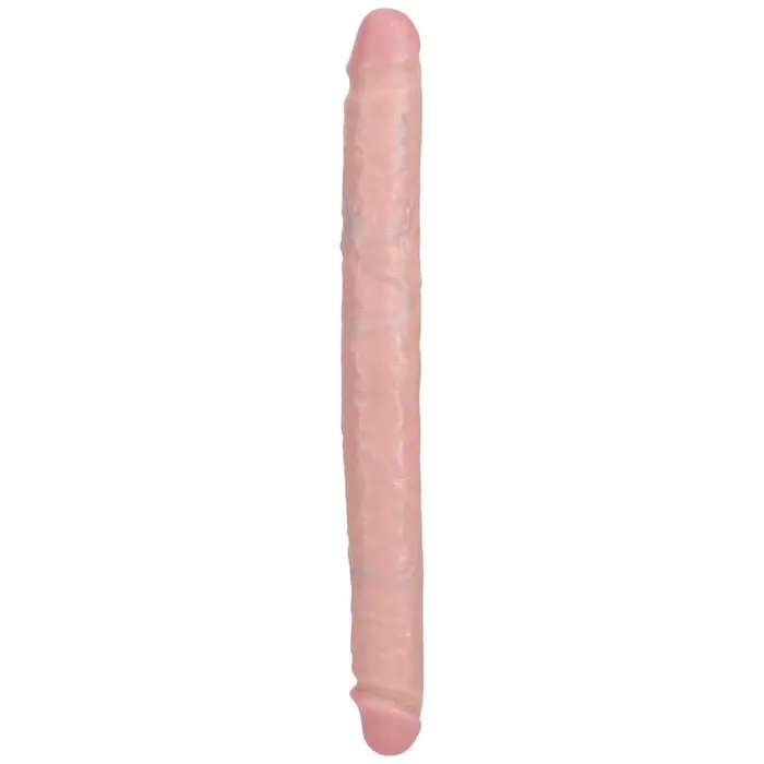 Dildos Wild Night Fantasies REALROCK 14 Inch Slim Double Dildo Flesh