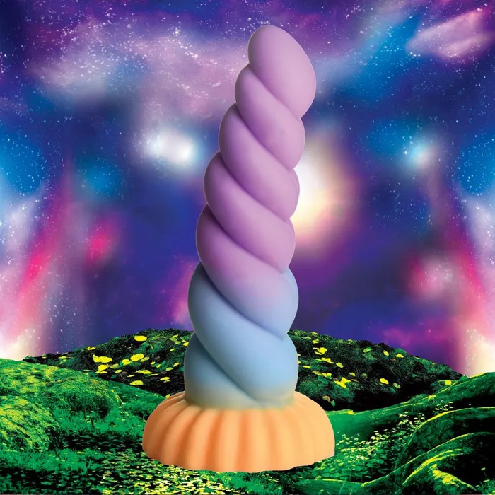 Dildos XR Brand Mystique Silicone Unicorn Dildo