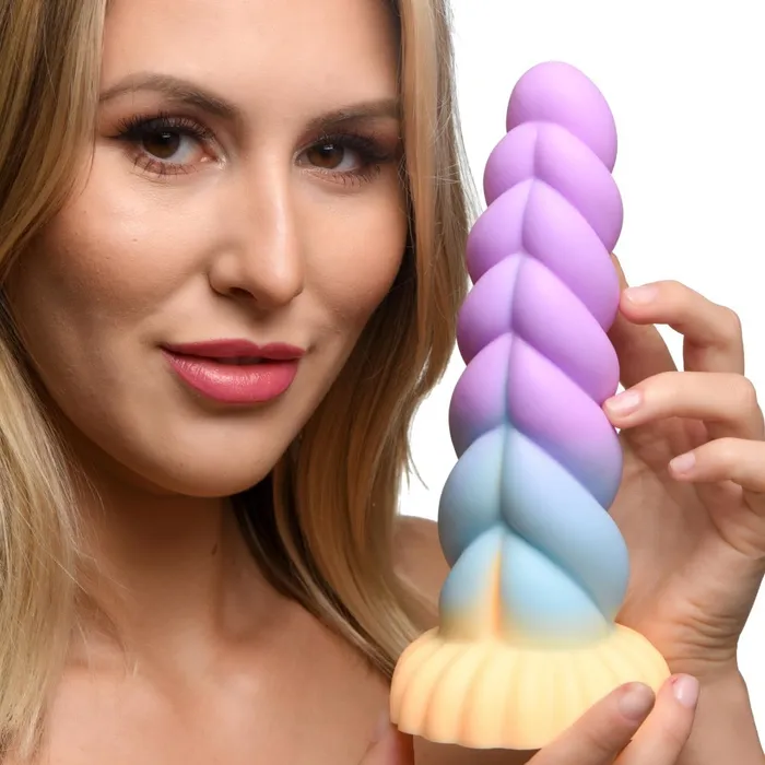 Dildos XR Brand Mystique Silicone Unicorn Dildo