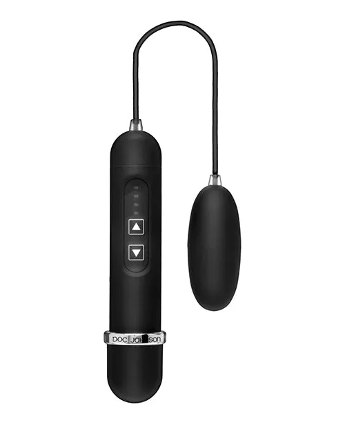 Doc Johnson Anal Black Magic Bullet with Wired Remote Control Black Doc Johnson Anal Black Magic Bullet with Wired Remote Control Black