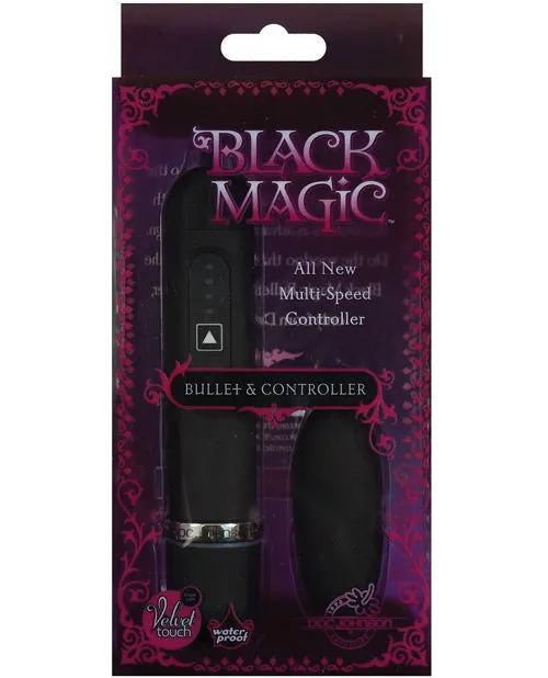 Doc Johnson Anal Black Magic Bullet with Wired Remote Control Black Doc Johnson Anal Black Magic Bullet with Wired Remote Control Black