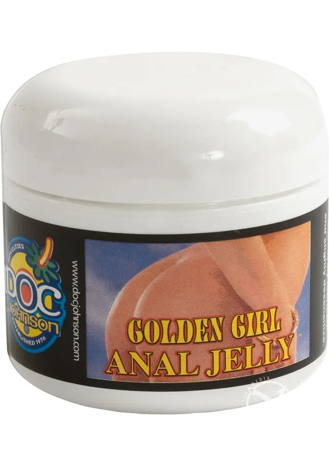 Doc Johnson Anal Golden Girl Desensitizing Anal Jelly Lubricant 2oz