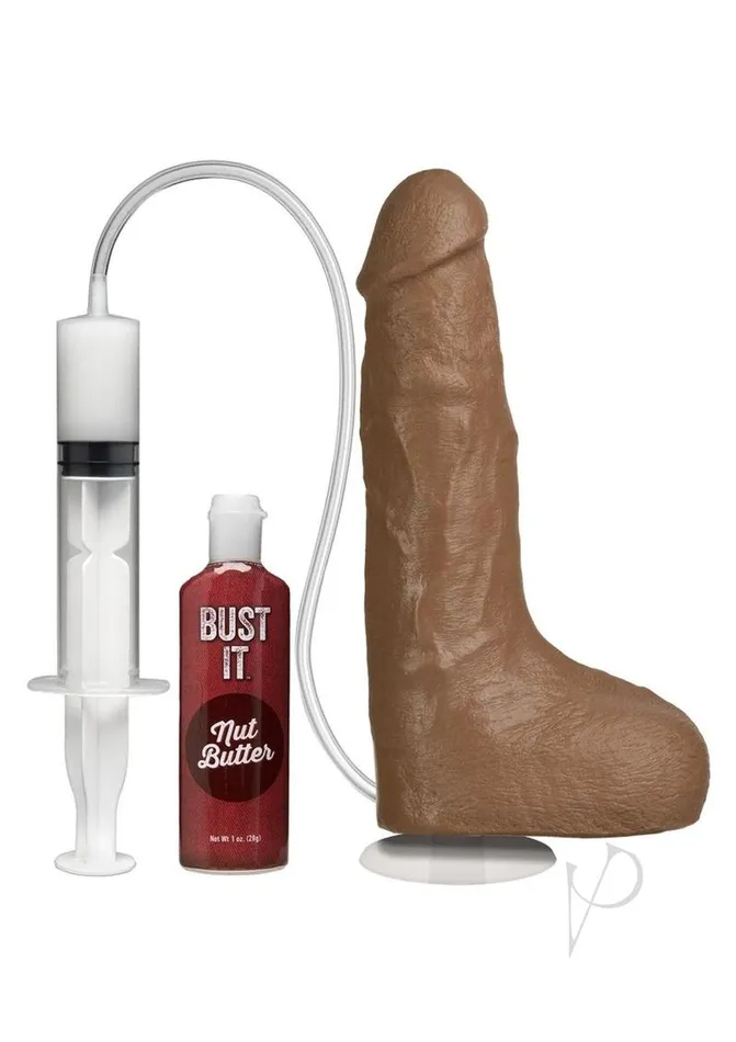 Doc Johnson Dildos Bust It Squirting Dildo 85in Chocolate Doc Johnson Dildos Bust It Squirting Dildo 85in Chocolate