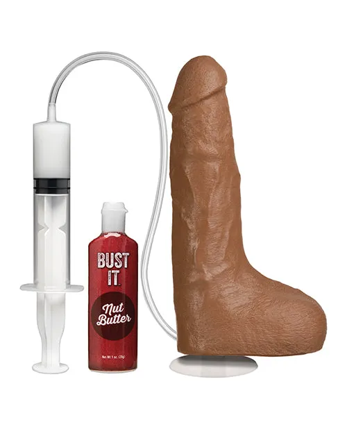 Doc Johnson Dildos Bust It Squirting Dildo 85in Chocolate Doc Johnson Dildos Bust It Squirting Dildo 85in Chocolate