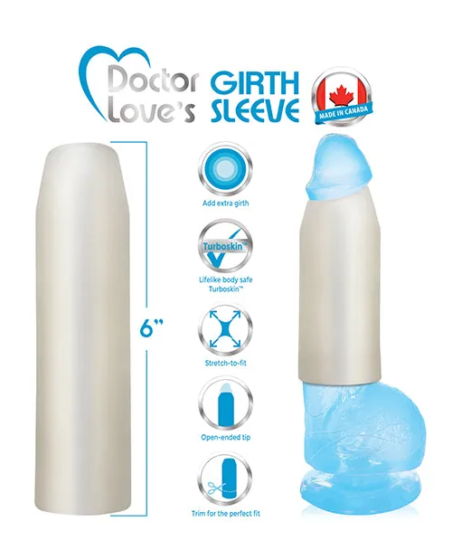 Doctor Love Doctor Loves 15 Girth Sleeve Translucent Male Sex Toys