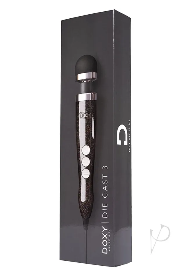 Doxy Anal Doxy Die Cast 3 Wand PlugIn Vibrating Body Massager Disco Black Doxy Anal Doxy Die Cast 3 Wand PlugIn Vibrating Body Massager Disco Black